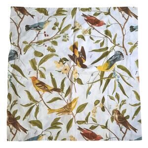 Pottery Barn Spring Sparrow Single Euro Pillow Sham with Border Approx. 29.5"